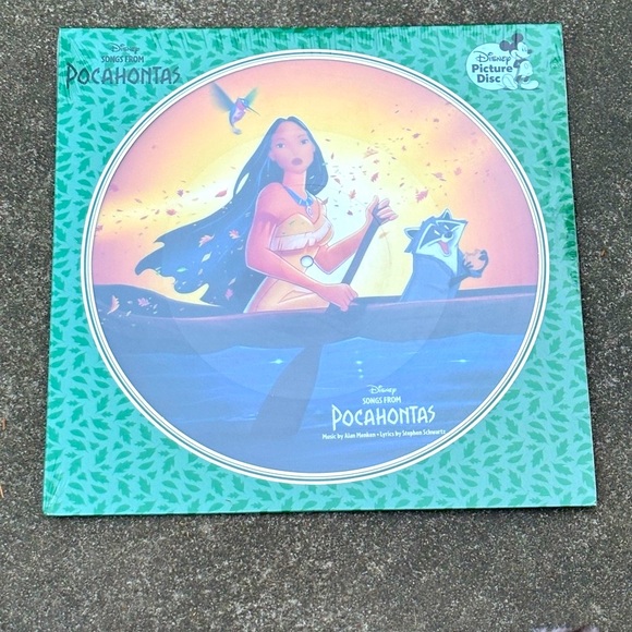 Disney Pocahontas Picture Disc/Vinyal Record! HTF - Picture 2 of 2